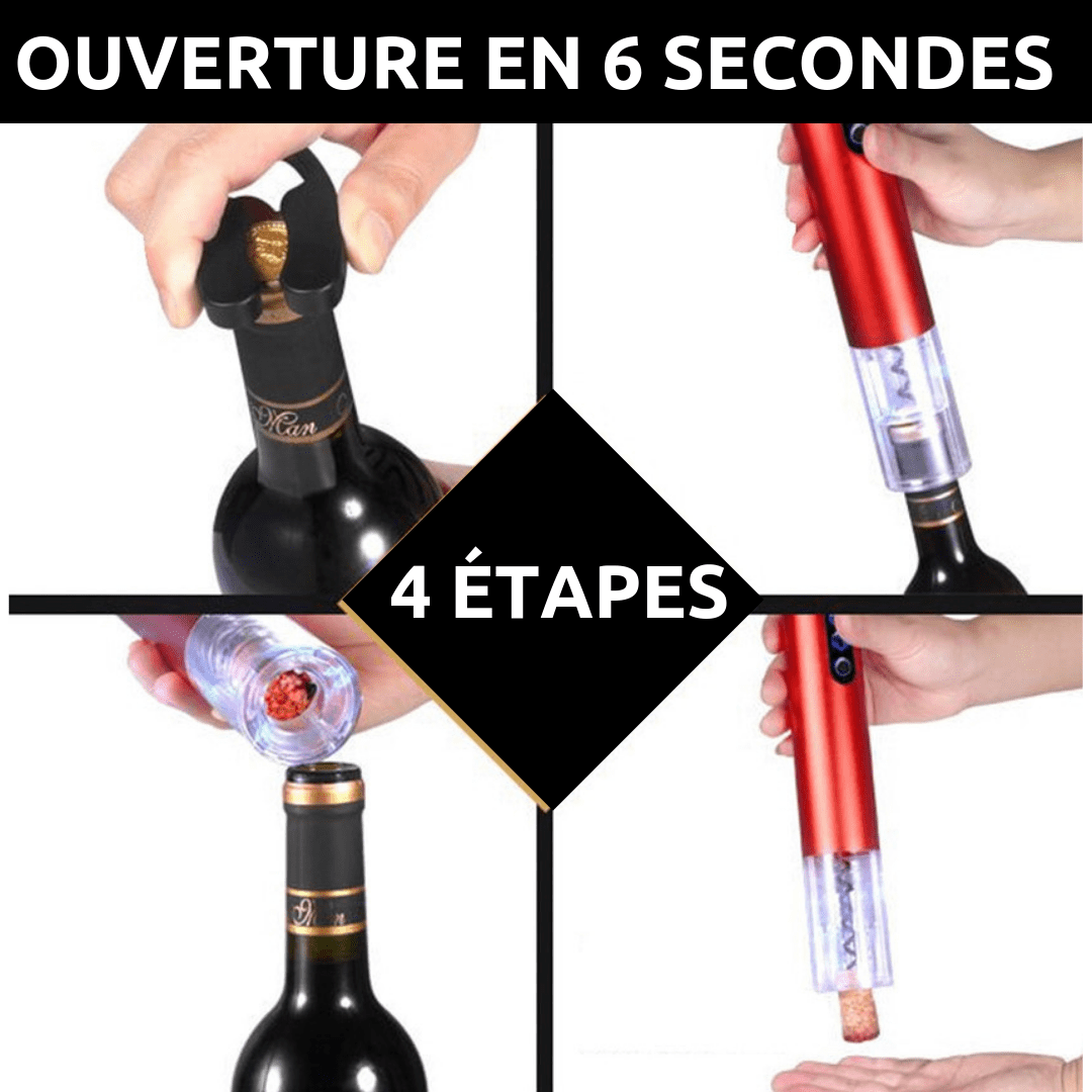 Explication ouvrir bouteille vin